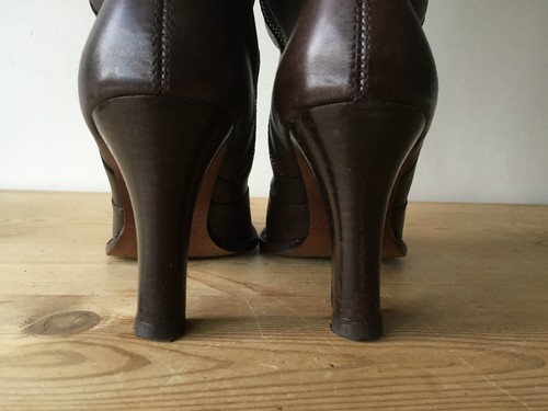 Knee Uk7 High Boots Ladies Brown Leather Aldo gW7xwFTqff