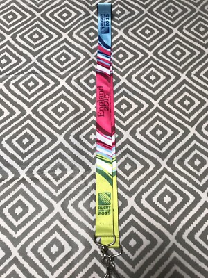 100% Official RUGBY WORLD CUP 2015-20 Nations lanyard 100% Official RUGBY WORLD CUP 2015-20 Nations lanyard