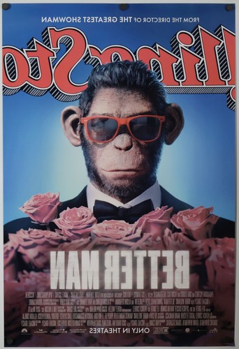 Better Man - original DS movie poster 27x40 D/S 2025 Robbie Williams - Picture 2 of 2