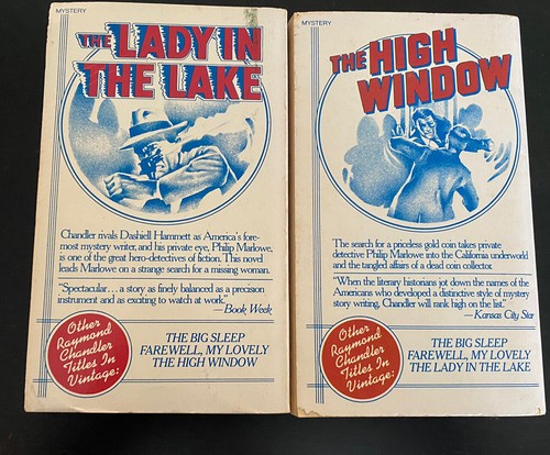 The Lady In The Lake & The High Window Raymond Chandler Vintage PB 1942/ ‘43 - Picture 2 of 2