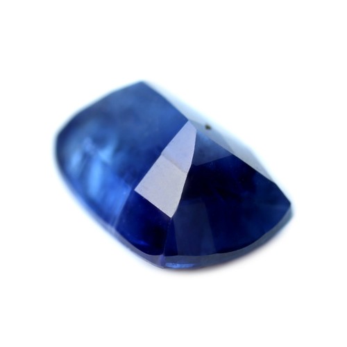 Certified 1.49ct Natural Blue Sapphire SI Clarity Madagascar Cushion 7.8x5.2mm - Picture 3 of 4