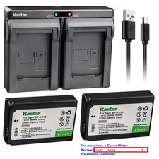 Kastar Battery Dual USB Charger for Samsung BP1310 BC1310  Samsung NX20 Camera