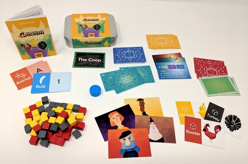BuzzleBox 1: Gärten und Hühner. Das Original Familien Brettspiel und Puzzle Box - Bild 8 von 12
