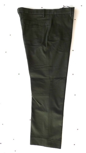 Jil Sander pants with architectural pockets in military green, size FR42 - Picture 7 of 12