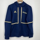 Adidas Uc Davis Aggies Full Zip Jacket Men's Size M Blue Gold Ncaa Logo