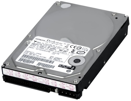 Hard Drive Hitachi Deskstar T75250 HDT722525DLAT80 250GB 7.2K 8MB Ata 3.5'' - Picture 1 of 3