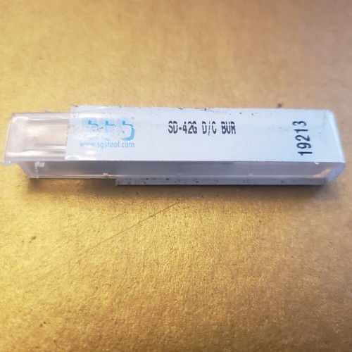 SD 42G Carbide Bur Double Cut SGS 19213 1/8" Shank - Picture 3 of 3