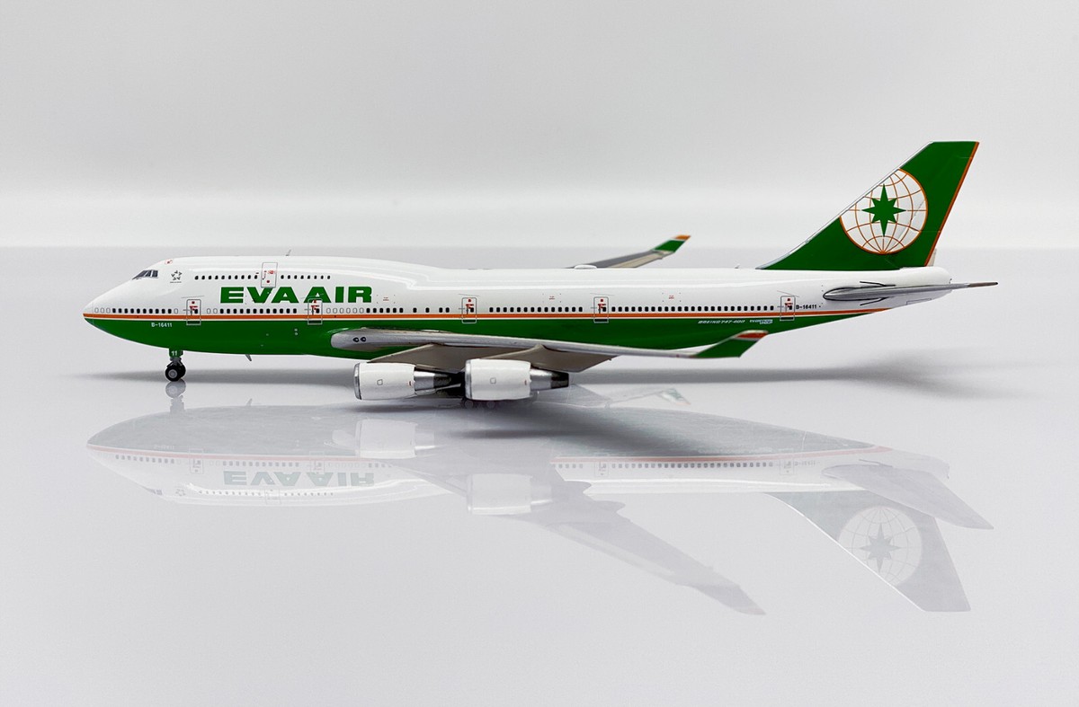 エバー航空 EVA AIR B747-400 1/400 Gemini Jets EVA Air Boeing 747-400 B-16411 Final Flight Gemini Jets