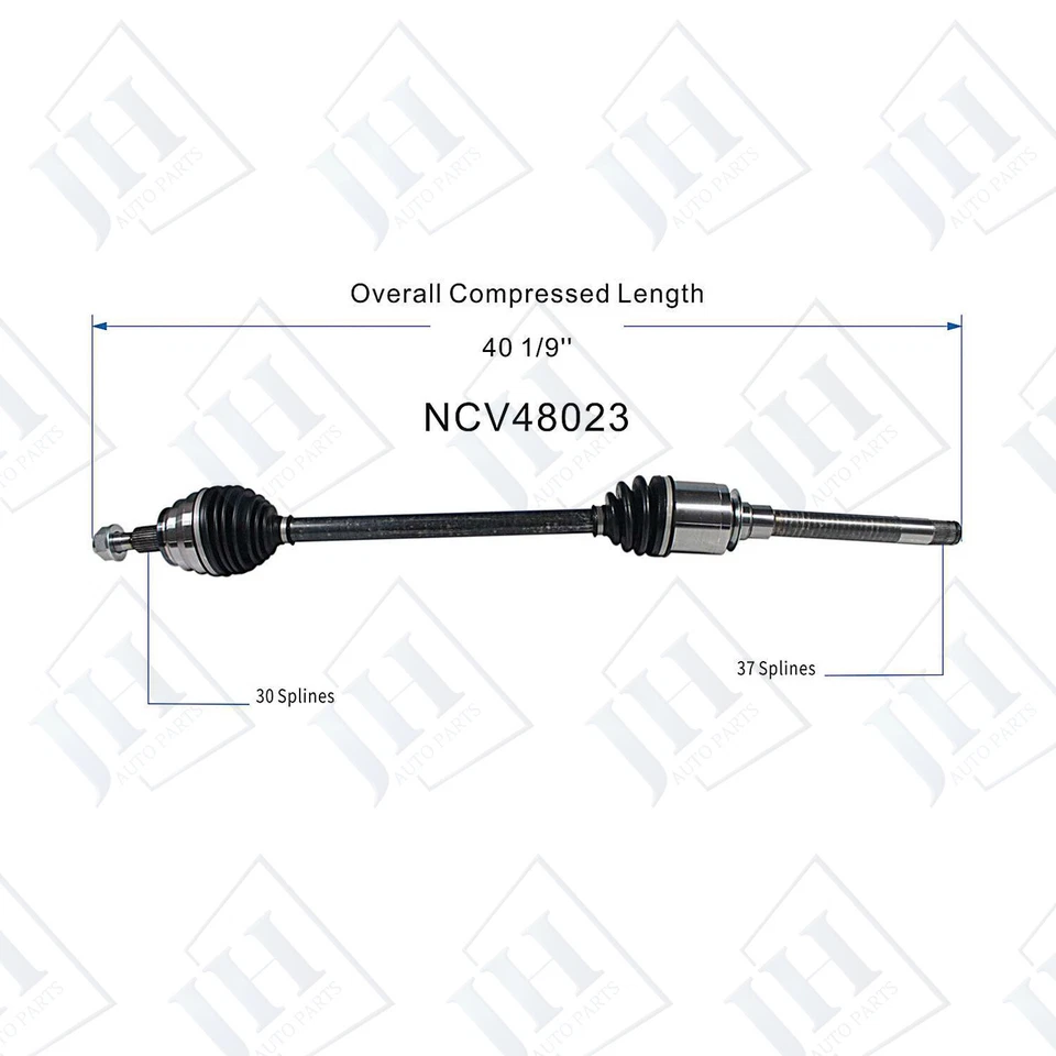 Eje delantero derecho OE para Mercedes-Benz R350 R500 R320 R63 AMG 2006-2012 Foto 2 de 4