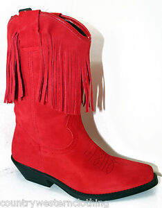 red dance boots