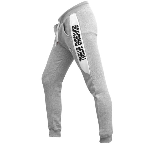 Pantalones para correr parte inferior estrecha para hombre gimnasio calce ajustado lana chándal pantalones - Imagen 5 de 5