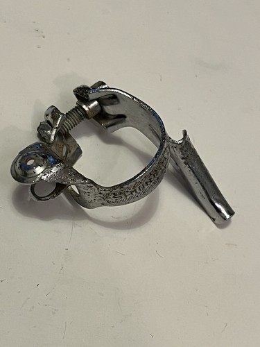Vintage Shimano Down Tube Double Cable Guide Stop - 28.6mm Band On - Picture 6 of 6
