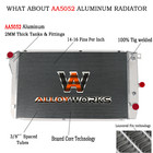 <!--F#f_0-->3Row Aluminum Radiator Fit Ford EF/EF2 EL NF/NL DF/DL Falcon Fairline MT Alloy<!--F/-->