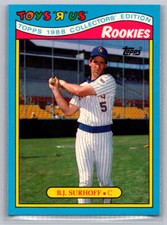 # 31 B.J. Surhoff Milwaukee Brewers 1988 Topps Toys "R" Us Rookies
