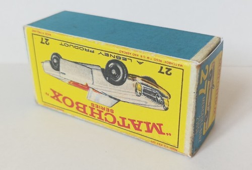 Matchbox RW #27d 1:60 Mercedes 230 SL weiß Repro Box Typ-E Lesney Series - 第 2/4 張圖片
