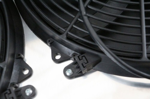 Ventilador + cubierta radiador eléctrico 2X16" para Chevy C/K 2500 3500 Suburban 1994-2000 96 - Imagen 8 de 12