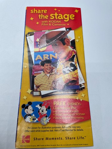Disney MGM Studios Where Showbiz is Guidemap 2002 Kodak - Imagen 2 de 7