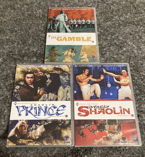 👊Shaw Brother's Triple Threat (Invincible Shaolin/Life Gamble/Shaolin Prince) - Picture 3 of 5