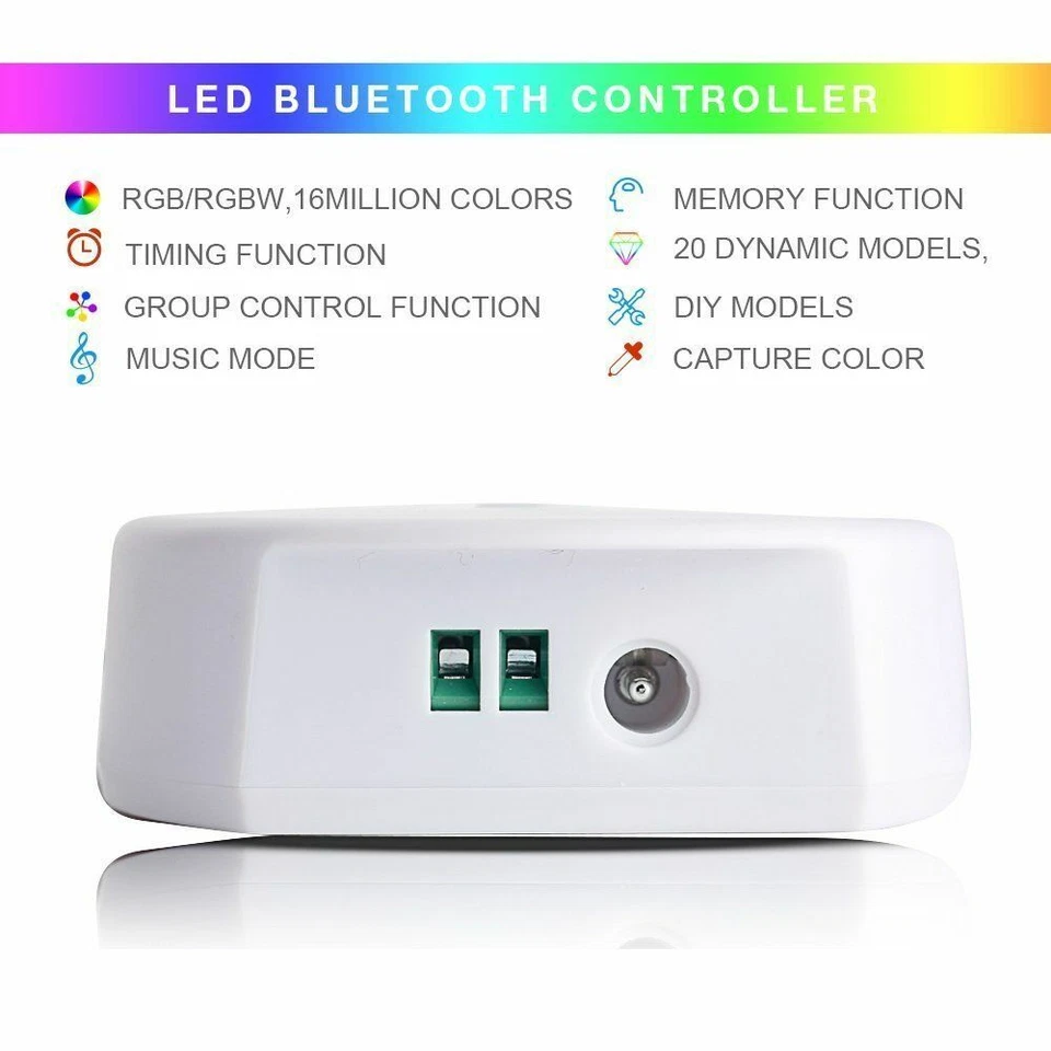 UFO Wireless bluetooth RGB LED Strip Controller F iOS iPhone Android Phone - Image 2 of 4