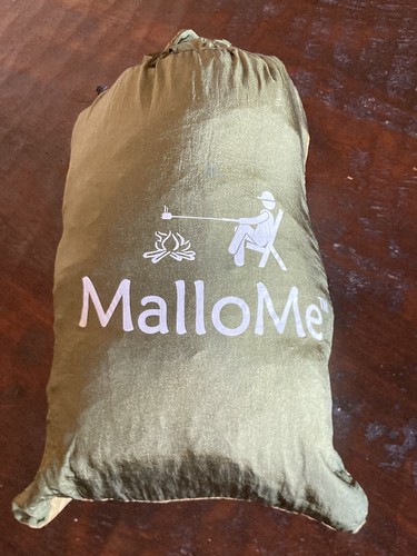 MALLOME XL DOUBLE PARACHUTE HAMMOCK DARK GREEN & KHAKI 125” X 79”