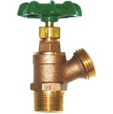 WEBSTONE H-11701W 3/4 MIP X HOSE LF HI-FLOW BR BOILER DRAIN