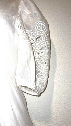 ZIMMERMANN Plain Cotton White Women's Dress Size 0 $1500 NWOT #12 - Picture 4 of 9