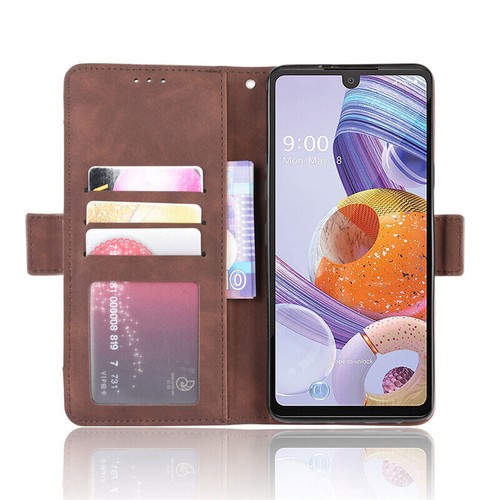 Flip Leather Card Wallet Cover Case For LG K42 K52 K92 Velvet 4G K41S K51S K40S - Picture 37 of 69