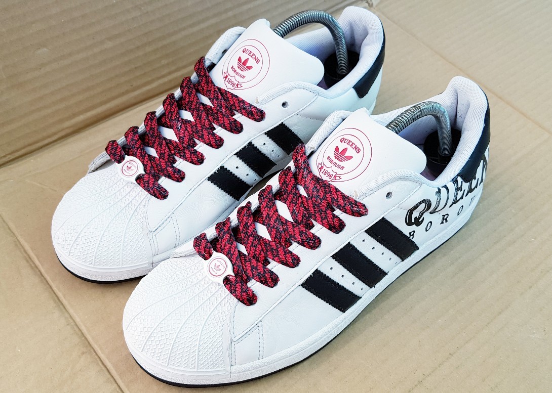 ADIDAS QUEENS SUPERSTAR ANNIVERSARY TRAINERS QUEENS ADIDAS NEW YORK SERIES IN SIZE 8 UK RARE f4202f ADIDAS QUEENS SUPERSTAR ANNIVERSARY TRAINERS QUEENS ADIDAS NEW YORK SERIES IN SIZE 8 UK RARE f4202f