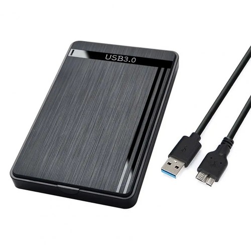 Boîtier de disque dur externe USB 3.0 SATA 2,5 pouces boîtier caddy disque dur SSD noir - Photo 8/8