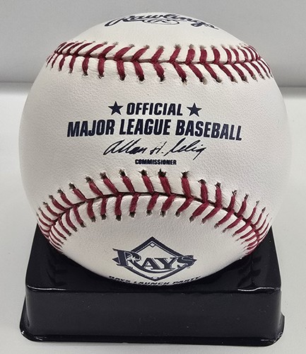 James Shields Autograph OML Tampa Bay Rays Logo Baseball Auto - Picture 2 of 2