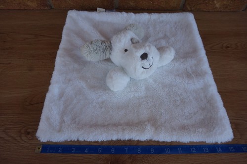 SECURITY Blanket KOALA Baby WHITE & GRAY Puppy Dog Lovey Plush White Soother Toy - Picture 4 of 9
