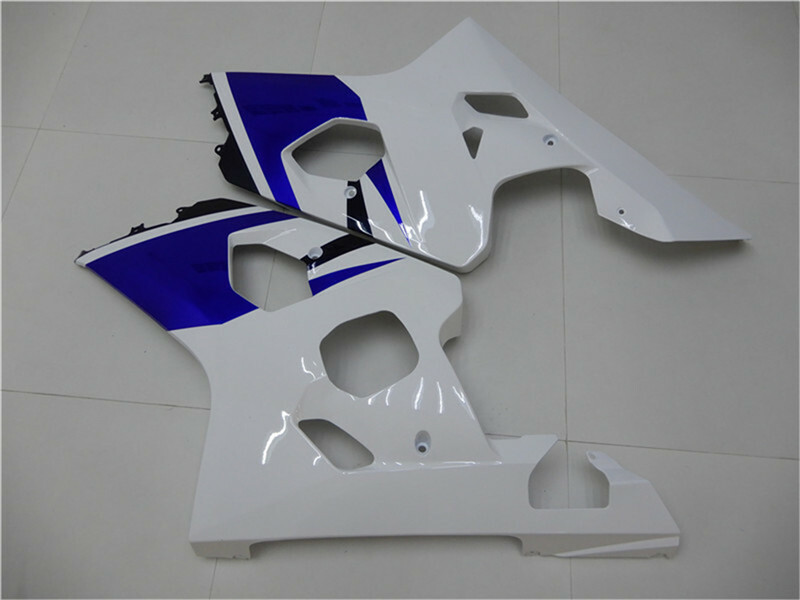 FSM Injection White Blue Black Fairing Fit for Suzuki 2004 05 GSXR 600 750 k007 image