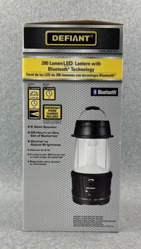 Defiant 200 Lumen LED Laterne mit Bluetooth Lautsprecher - Bild 2 von 8