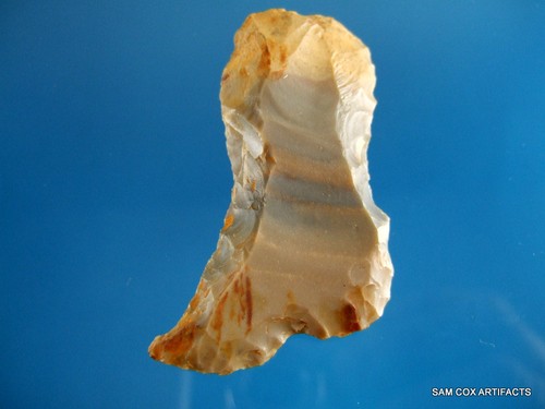 Super Fine Authentic KY Carter Flint Boot Shaped Scraper Tool Arrowheads SCA COA - Picture 3 of 4