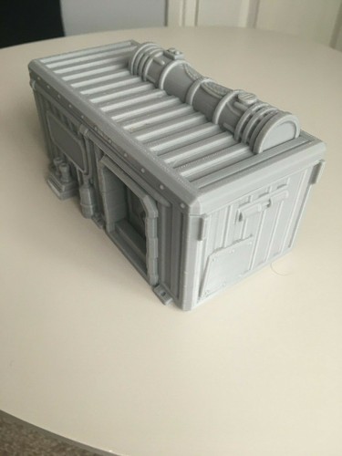 Warhammer Krieg Spiel Container Hab Gebäude Bunker D+D Landschaft 28 mm 3D gedruckt - Bild 19 von 32