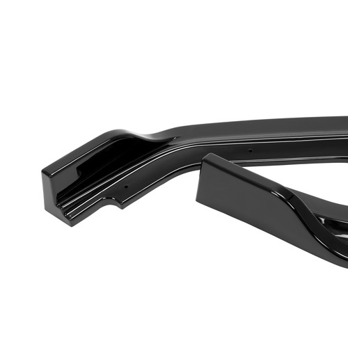 For 2018-2024 Infiniti Q50 Luxe Base Gloss Black Front Lip Spoiler Splitter Kit - Picture 7 of 16