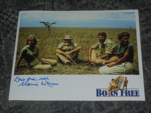 VIRGINIA MCKENNA - KOSTENLOS GEBOREN - 10x8 FOTO SIGNIERT - (18) - Bild 2 von 2