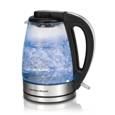 7-cup Black Glass Kettle Electric | Hamilton Beach Rated!