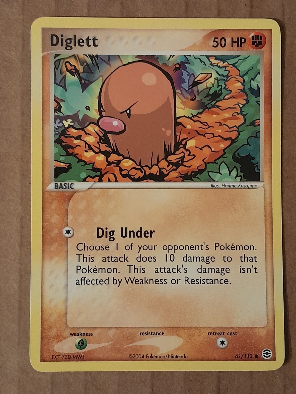 Pokemon Diglett 61/112 Fire Red Leaf Green NM-MT See Pictures