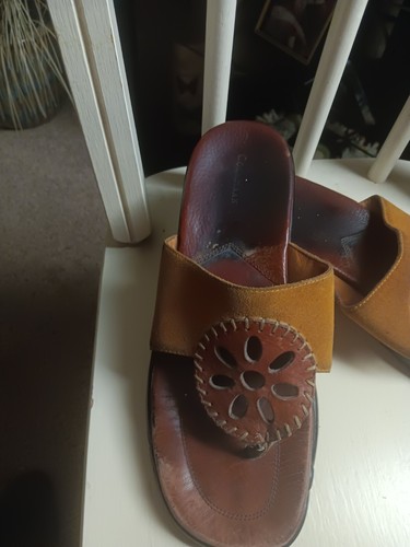 Cole Haan NikeAir Brown Thong Sandal Size 10.5 B Excellent Condition - Picture 3 of 13