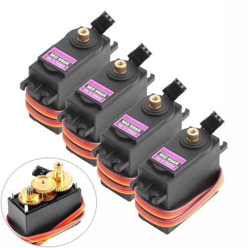 100% Metal Gear MG996R Digital Servo Motor 180° Torque 15KG for RC Dual Pack - Bild 2 von 10