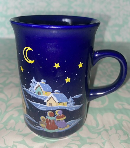 Kossinger Vertrieb German Coffee Cup With Winter Scene & Kids On Snow 0.21-Kō - Picture 4 of 12