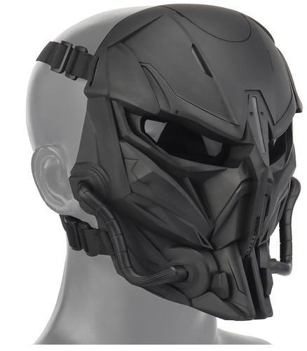 Chastener II Full Face Protective Airsoft Mask - Black - New