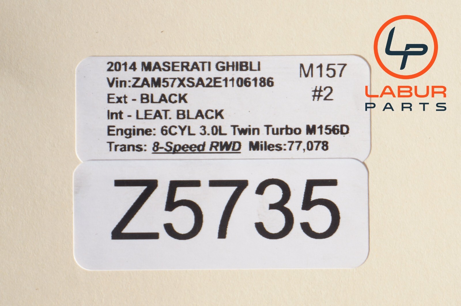 M157 14-17 Maserati Ghibli Rear Diff Differential Axle Carrier Gear Ratio 2.80