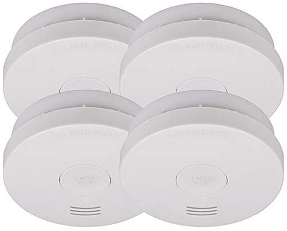 Brennenstuhl smoke detector SET, 4x RM L 3100 with integrated battery (tested an-image