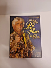 WWE: Nature Boy Ric Flair The Definitive Collection Wrestling DVD 3-Disc Set. VG