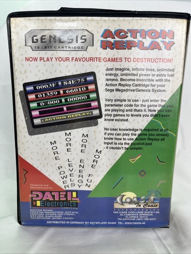 Action Replay für Sega Genesis komplett in Box CIB SELTEN Game Enhancer - Bild 8 von 10