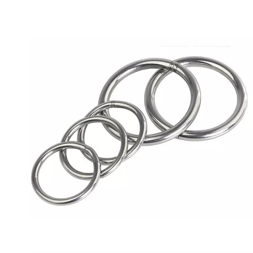 304 Stainless Steel Solid O Ring Round Ring 3/4mm Heavy Duty Welded OD 15-350mm - Picture 1 of 8