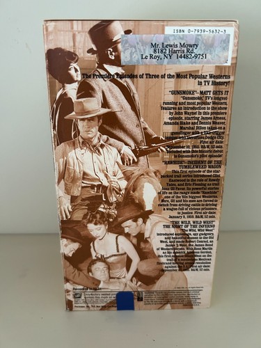 First Draw VHS Series ~ Gunsmoke / Rawhide / Wild West ~ Premier Episodes! - Picture 3 of 3