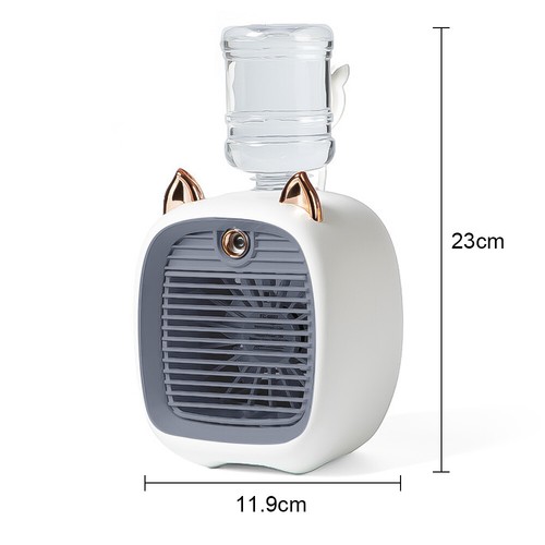 Luftbefeuchter Mini Luftkühler Klimaanlage Air Cooler Ventilator Sprühgerät USB - Bild 15 von 20